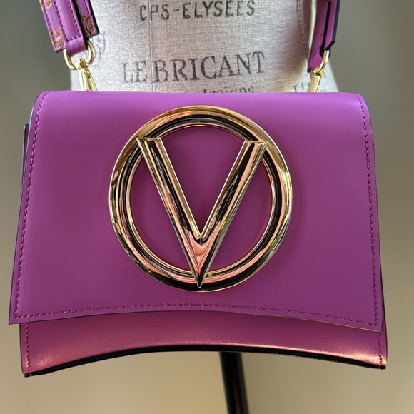 Valentino logo lavender crossbody w/dust bag NWT - Picture 7 of 16